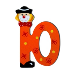 [052527] Декоративна дървена буква - Ю