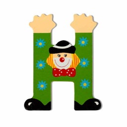 [052512] Декоративна дървена буква - Н