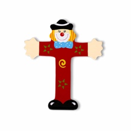 [052517] Декоративна дървена буква - Т