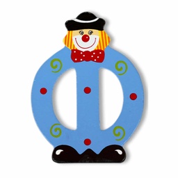 [052519] Декоративна дървена буква - Ф