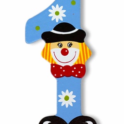 [052531] Декоративна дървена цифра - 1