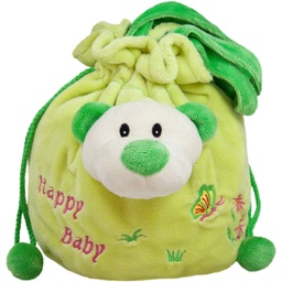 [040729] Плюшена чанта с вързки