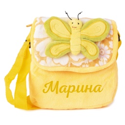 [060747] Детска чанта през рамо с ИМЕ