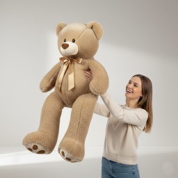 [040198] Мече с панделка 100 см | 2 цвята