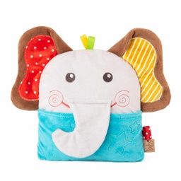[098402] Бебешка плюшена играчка с черешови костилки Слонче - Buddy the elephant