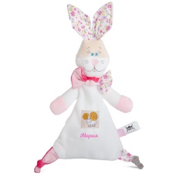 [0090674-8] Мека бебешка играчка заек със ЗОДИЯ и ИМЕ за момиче - Скорпион