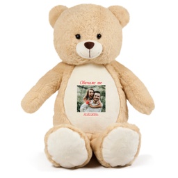 [099106-8] Мече /Обичаме те!/ с ваша Снимка | 2 цвята