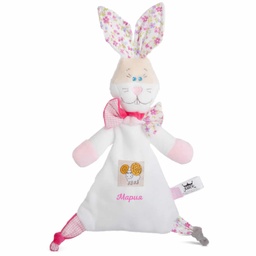 [0090674] Мека бебешка играчка заек със ЗОДИЯ и ИМЕ за момиче