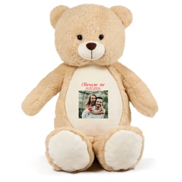 [099106-3] Мече /Обичаме те/ с ваша Снимка | 2 цвята