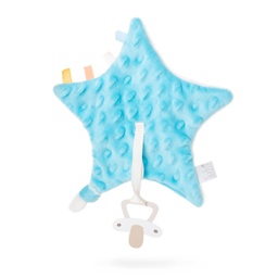 [098614-6] Плюшен държач за биберон - Син