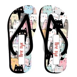 [099238-M-2-1] Мъжки джапанки с котки<span> - </span>S