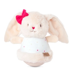 [098530-1] Бебешка играчка зайче-невеляшка Роли-Поли - Розов