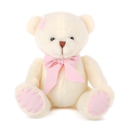 [060136/060137/060138] Бяло мече с панделка