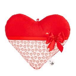[092017-2] Плюшено сърце с панделка