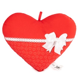 [092017-1] Плюшено сърце с панделка
