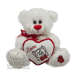 [040193] Мече със сърце | 2 цвята