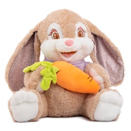 [011017] Заек с тениска и морков | два размера - 45cm