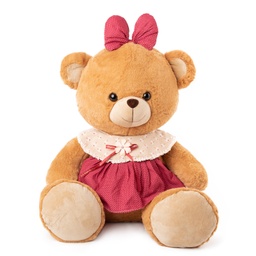 [073112/073115] Мече момиче с червена рокля | 2 размера