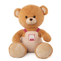 [073111/073114] Мече момче с гащеризон на цветя | 2 размера