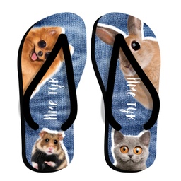 [099238-W-9-1] Дамски джапанки с животни&lt;span&gt; - &lt;/span&gt;S