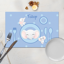 [099202-29] Монтесори подложка за хранене - Слонче