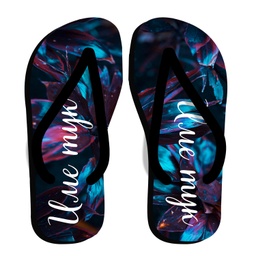 [099238-M-1-1] Мъжки джапанки с цветя<span> - </span>S