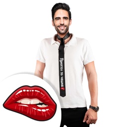 [099230-1-5] Вратовръзка за парти с Ваш текст с картинка