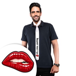 [099230-1-2-1] Вратовръзка за парти с Ваш текст с картинка