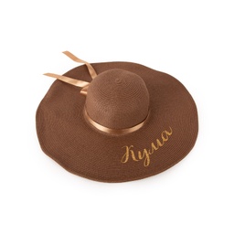 [099191-12] Дамска лятна капела за Моминско парти&lt;span&gt; - &lt;/span&gt;Кафяв