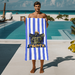 [099137-45] Хавлиена Кърпа - ART 3 - 50/50 памук/полиестер - 70 x 140 cm