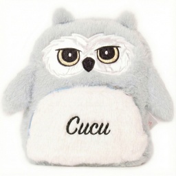 [0013702] Плюшена раница "Бухал" с Име