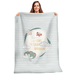 [099299] Плюшено одеяло &quot;Хана&quot; - 100x150 см