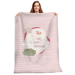 [099298] Плюшено одеяло "Роузи" - 100x150 см