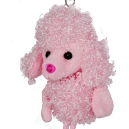 [050237] Ключодъжател с розов пудел
