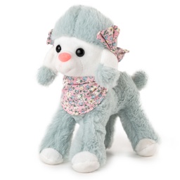 [010277] Пудел с кърпа І 2 цвята-Сив