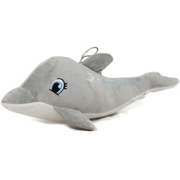 [081284] Делфин с бродерия &quot;Happy dolphin&quot;