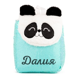[0010706-3] Раница с пайети с ИМЕ - Панда