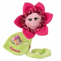 [050660-Н-2] Пролетно цвете със снимка и надпис&lt;span&gt; - &lt;/span&gt;Розов