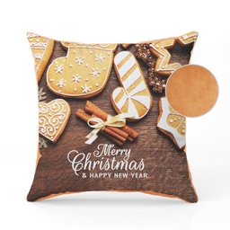 [090728-5] Коледна възглавница с бисквитки