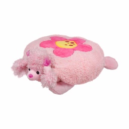 [051229] Плюшена възглавница| Пудел с цвете