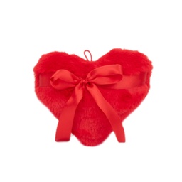 [092031/092034/092037] "Червено плюшено сърце с панделка" І 3 размера
