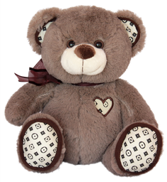 [070126-1/073126] Плюшена мече с декоративно сърце І 2 цвята