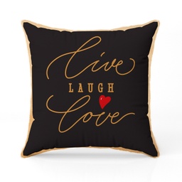 [090734-5] Възглавница &quot;Live Laugh Love&quot;
