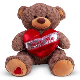 [070111/70112/070106/070107] Плюшено мече със сърце „Love Me“ 