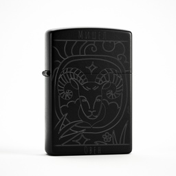 [099423-BK-SV-1] Персонализирана Запалка - Зодия Овен