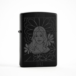 [099423-BK-SV-6] Персонализирана Запалка - Зодия Дева