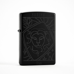 [099423-BK-SV-5] Персонализирана Запалка - Зодия Лъв