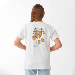 [1290012/F290013-7-18] Бяла тениска - Аперол