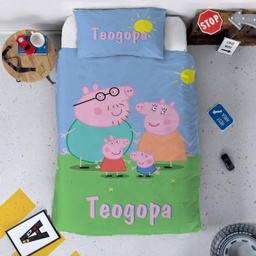 [099171+099169+099170-2] Детско спално бельо - Анимирани герои с ИМЕ