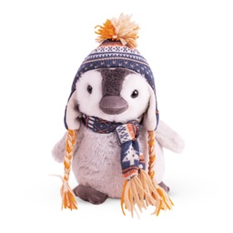 [014216] Пингвин с шапка и шал